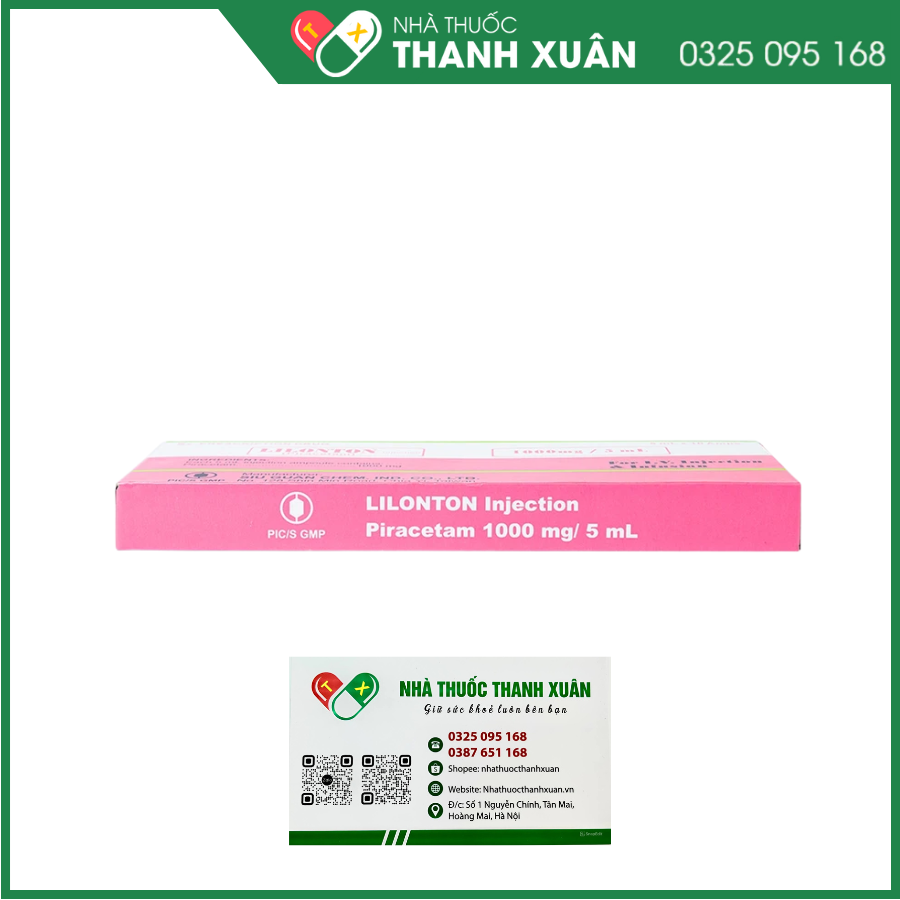 Thuốc tiêm Lilonton Injection 1000mg/5ml điều trị hội chứng tâm thần
